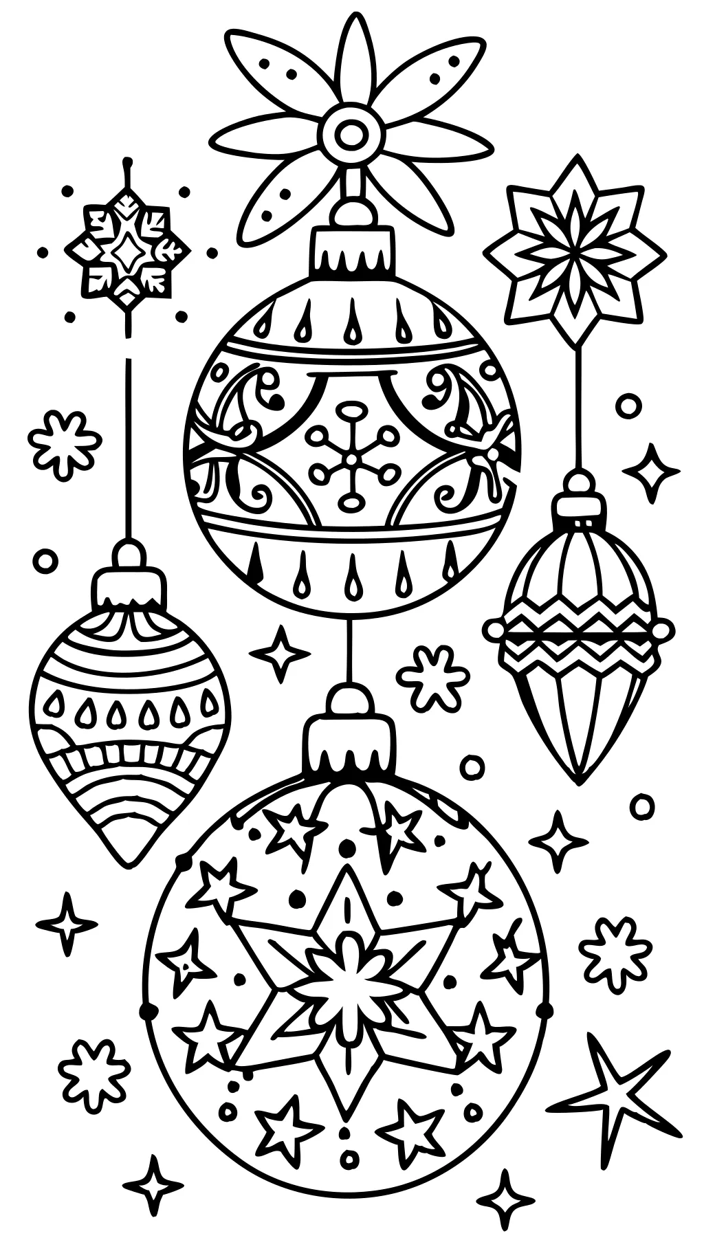 ornaments coloring pages